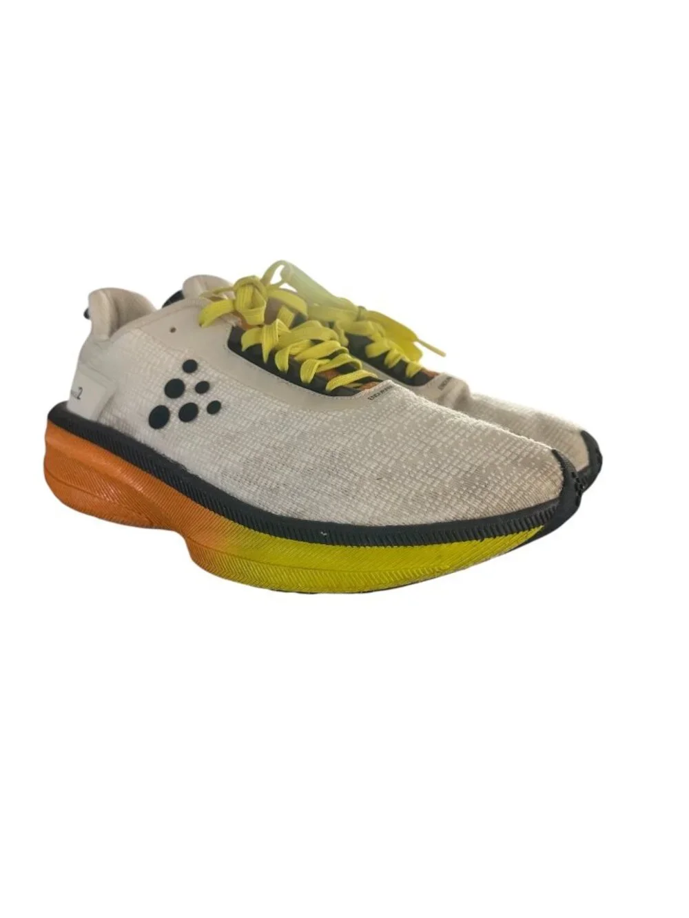 Craft Endurance 2 PX Foam Running Shoes White Mens Size 9.5 Athleisure Sporty - Picture 13 of 16